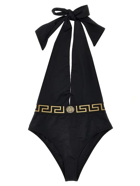 versace swimwear sale|versace greca one piece swimsuit.